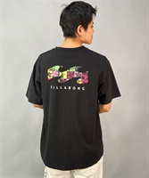 BILLABONG ビラボン BACK WAVE BD011-208 メンズ 半袖 Tシャツ バックプリント KX1 B23(BLK-M)