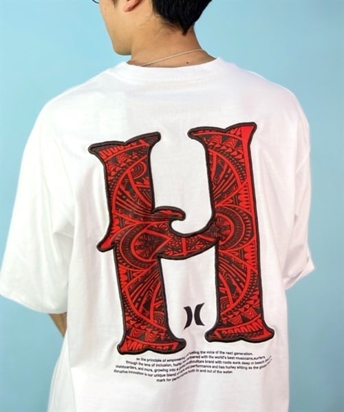 Hurley ハーレー TRIBAL H TEE MSS2310013 メンズ 半袖 Tシャツ バック