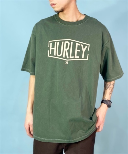 Hurley ハーレー OVERSIZED PIGMENT TEE オーバーサイズ ピグメント ティー MSS2310018 メンズ 半袖 Tシャツ KX1 C20(VML-S)