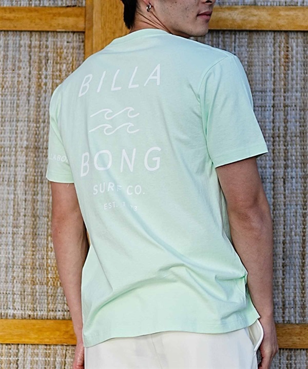 【クーポン対象】BILLABONG ビラボン メンズ バックプリントTシャツ ロゴT 半袖 BE011-204