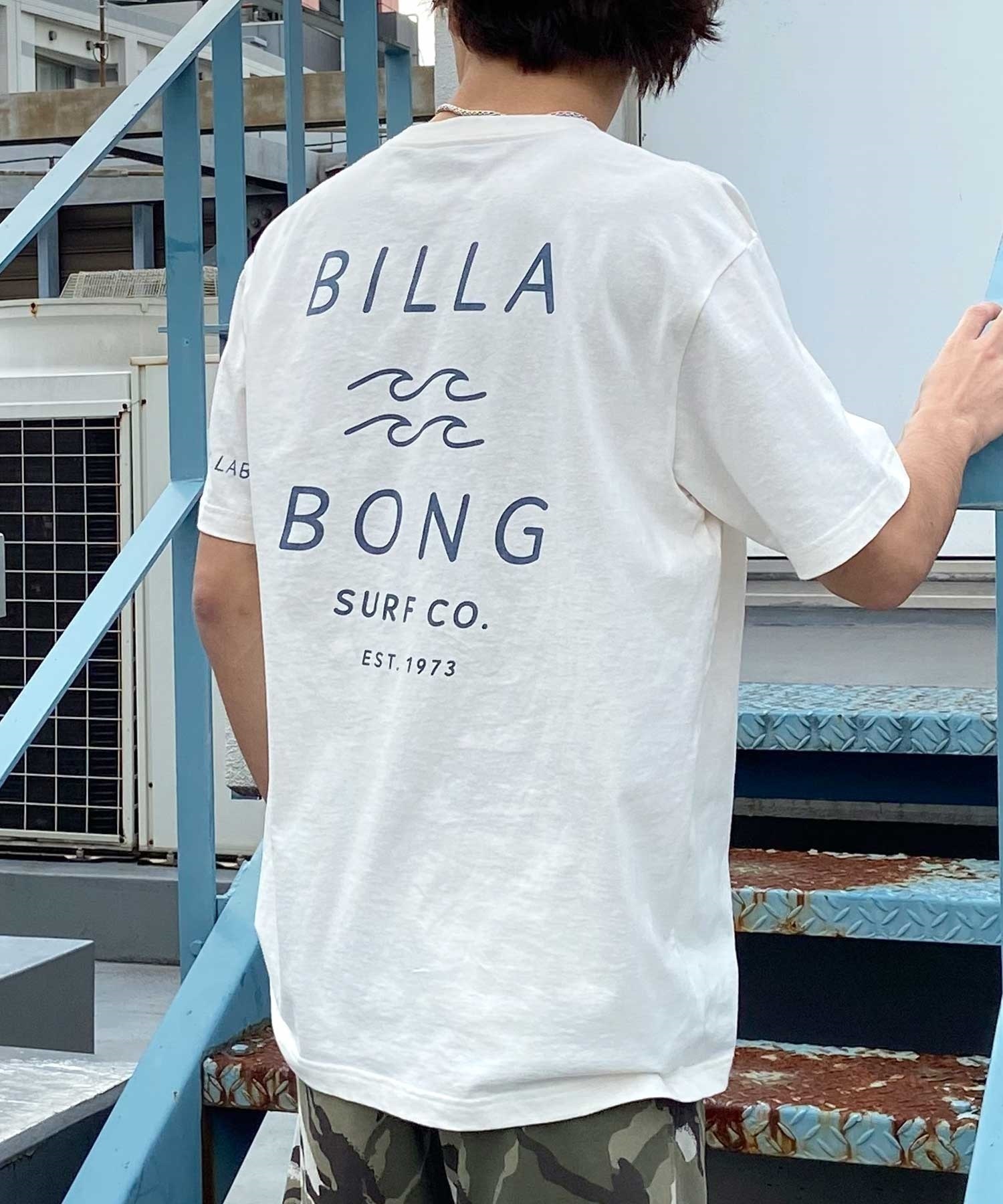 【クーポン対象】BILLABONG ビラボン メンズ バックプリントTシャツ ロゴT 半袖 BE011-204(CRM-S)