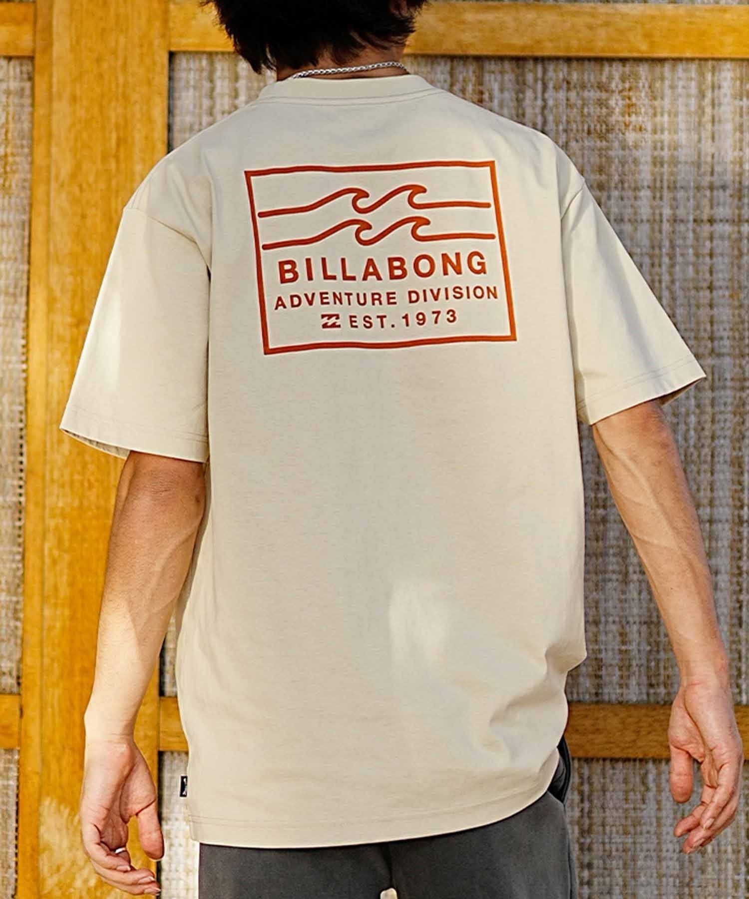 【クーポン対象】BILLABONG ビラボン メンズ バックプリントTシャツ ロゴT 半袖 BE011-214(SND-M)