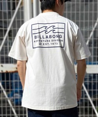 【クーポン対象】BILLABONG ビラボン メンズ バックプリントTシャツ ロゴT 半袖 BE011-214(CRM-M)
