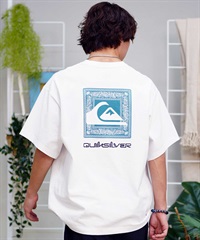 QUIKSILVER クイックシルバー QST241624M メンズ Tシャツ 半袖 ルーズフィット ムラサキスポーツ限定(WHT2-M)