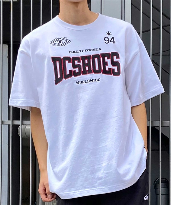 【クーポン対象】DC ディーシー DST242012 メンズ 半袖 Tシャツ 刺繍ロゴ ドロップショルダー