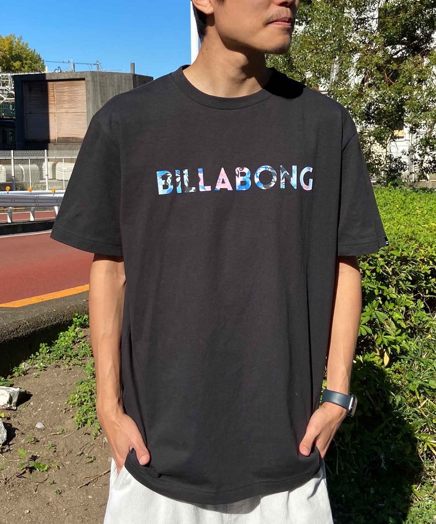 【クーポン対象】BILLABONG ビラボン UNITY LOGO Tシャツ 半袖 メンズ ロゴ BE011-200(BLK-S)
