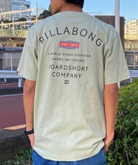 BILLABONG ビラボン PEAK Tシャツ 半袖 メンズ バックプリント クルーネック BE011-205