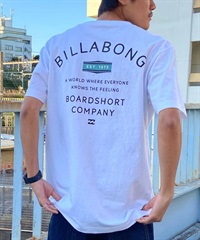 BILLABONG ビラボン PEAK Tシャツ 半袖 メンズ バックプリント クルーネック BE011-205