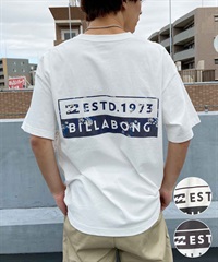 【クーポン対象】BILLABONG ビラボン DECALE WIDE メンズ Tシャツ 半袖 バックプリント BE011-212(BLK-M)