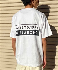 【クーポン対象】BILLABONG ビラボン DECALE WIDE メンズ Tシャツ 半袖 バックプリント BE011-212(WBK-M)