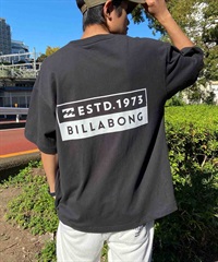 【クーポン対象】BILLABONG ビラボン DECALE WIDE メンズ Tシャツ 半袖 バックプリント BE011-212(BLK-M)