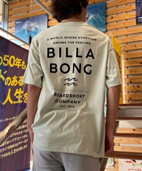 【クーポン対象】BILLABONG ビラボン DECAF Tシャツ 半袖 メンズ バックプリント BE011-213(SAG-S)