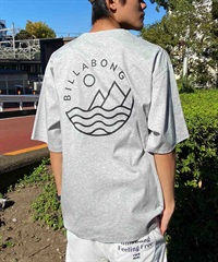 【クーポン対象】BILLABONG ビラボン PREMIUM SILKETE SMOOTH POCKET TEE メンズ Tシャツ 半袖 UVケア BE011-304(GRH-M)