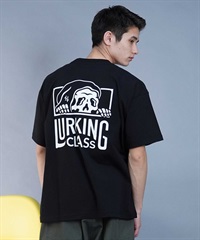 【ムラサキスポーツ限定】LURKING CLASS ラーキングクラス メンズ 半袖 Tシャツ オーバーサイズ Tシャツ ST24STM01(BLACK-M)