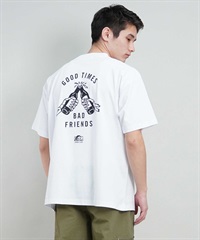 LURKING CLASS ラーキングクラス ST24STM03 メンズ 半袖 Tシャツ バックプリント オーバーサイズ Tシャツ ムラサキスポーツ限定(WHITE-M)