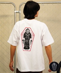 LURKING CLASS ラーキングクラス ST24STM13 メンズ 半袖 Tシャツ バックプリント オーバーサイズ(WHITE-M)