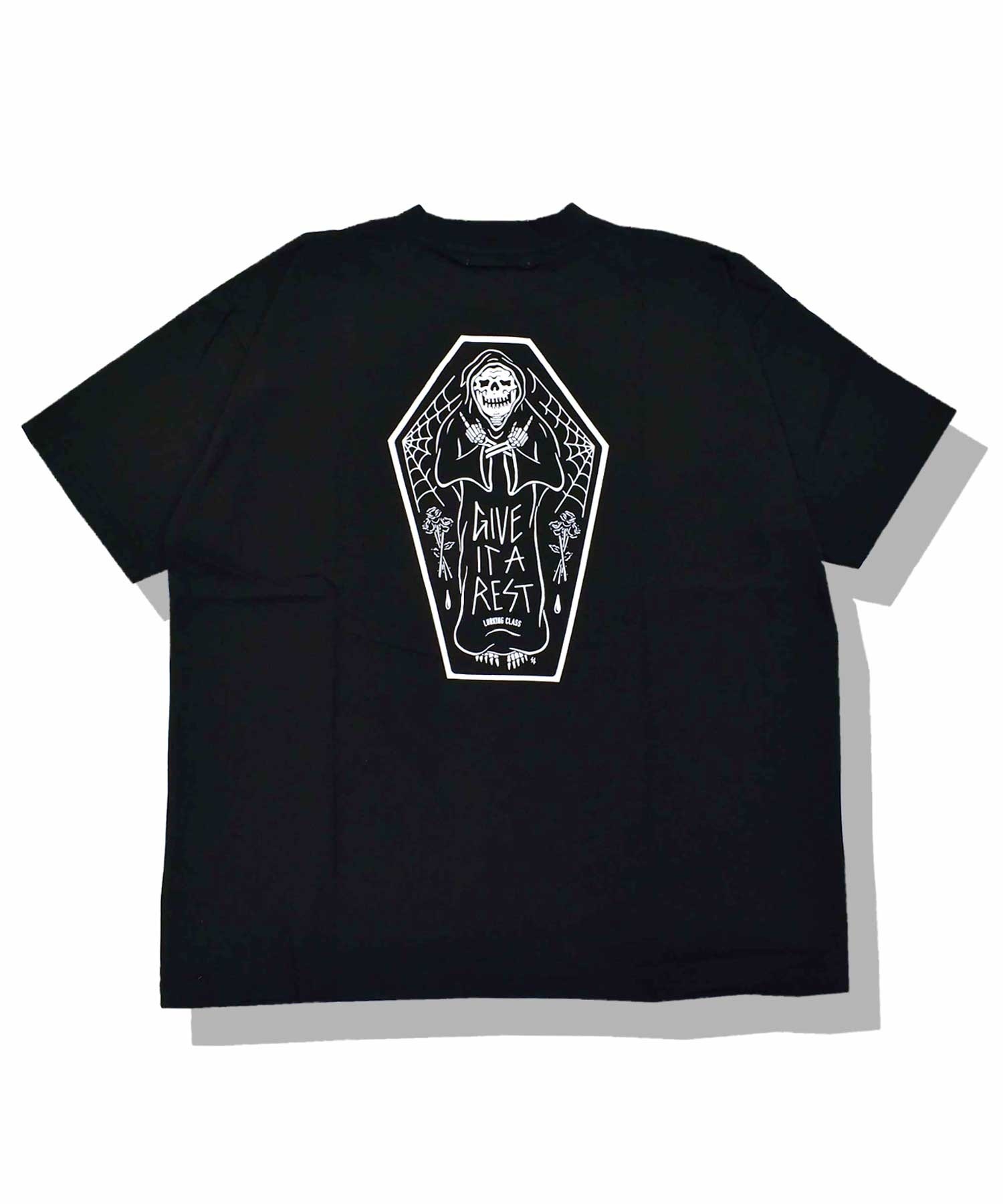 LURKING CLASS ラーキングクラス ST24STM13 メンズ 半袖 Tシャツ バックプリント オーバーサイズ(BLACK-M)