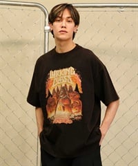 LURKING CLASS ラーキングクラス ST24STM19 半袖 Tシャツ フロント プリント オーバーサイズ(BKACD-M)