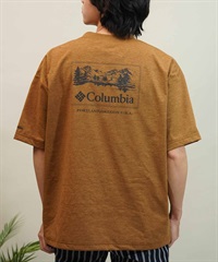 【ムラサキスポーツ限定】columbia コロンビア メンズ ユーティリティ 水陸両用 半袖Tシャツ UVケア ドロスト バックプリント PM0684(286-M)