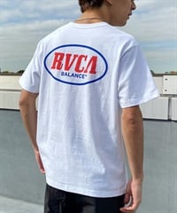 【クーポン対象】RVCA ルーカ メンズ 半袖 Tシャツ バックプリント コットン クルーネック BE041-233