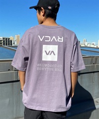 RVCA ルーカ UP STATE TEE メンズ 半袖 Tシャツ オーバーサイズ ボックスロゴ バックプリントT BE041-234