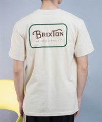 BRIXTON ブリクストン メンズ 半袖 Tシャツ バックプリント ブランドロゴ 17118(CMTGS-M)