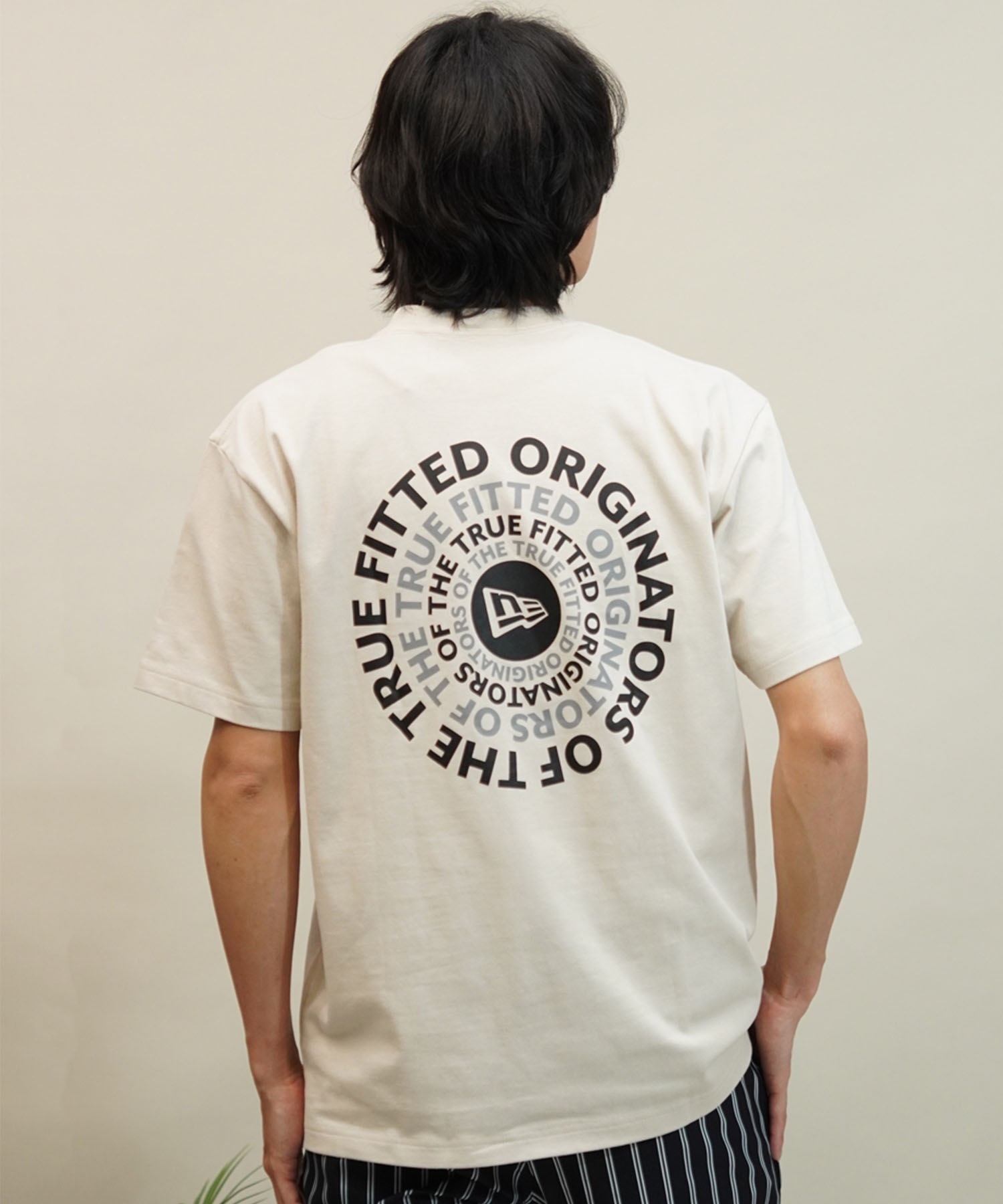 NEW ERA ニューエラ SS CT TEE CIRCLE OOTTF メンズ Tシャツ 半袖 定番 ロゴ バックプリント 14121903(STO-M)