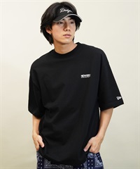 NEW ERA ニューエラ メンズ 半袖 Tシャツ バックプリント ブランドロゴ ブラック 14121853(BLK-M)