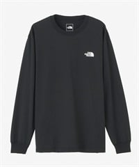 THE NORTH FACE ザ・ノース・フェイス メンズ ロングスリーブバックスクエアロゴティー 長袖 Tシャツ ロンT ブラック NT32442 K