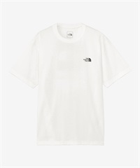 THE NORTH FACE ザ・ノース・フェイス メンズ Tシャツ 半袖 スクエアロゴ バックプリント 速乾 NT32447 W(W-S)