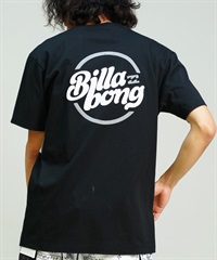 BILLABONG ビラボン 半袖 Tシャツ メンズ バックプリント レギュラーフィット GROOVY BE01A-205(BLK-S)