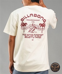 BILLABONG ビラボン 半袖 Tシャツ メンズ バックプリント レギュラーフィット LOUNGE BE01A-207(CRM-M)