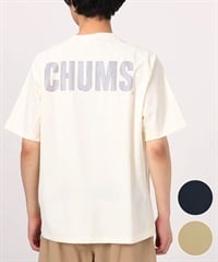 CHUMS チャムス メンズ 半袖 Tシャツ 半袖TEE ボックスシルエット ストレッチ セットアップ対応 CH01-2344(W022-M)