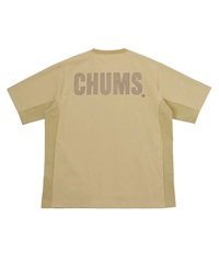 CHUMS チャムス メンズ 半袖 Tシャツ 半袖TEE ボックスシルエット ストレッチ セットアップ対応 CH01-2344(B001-M)