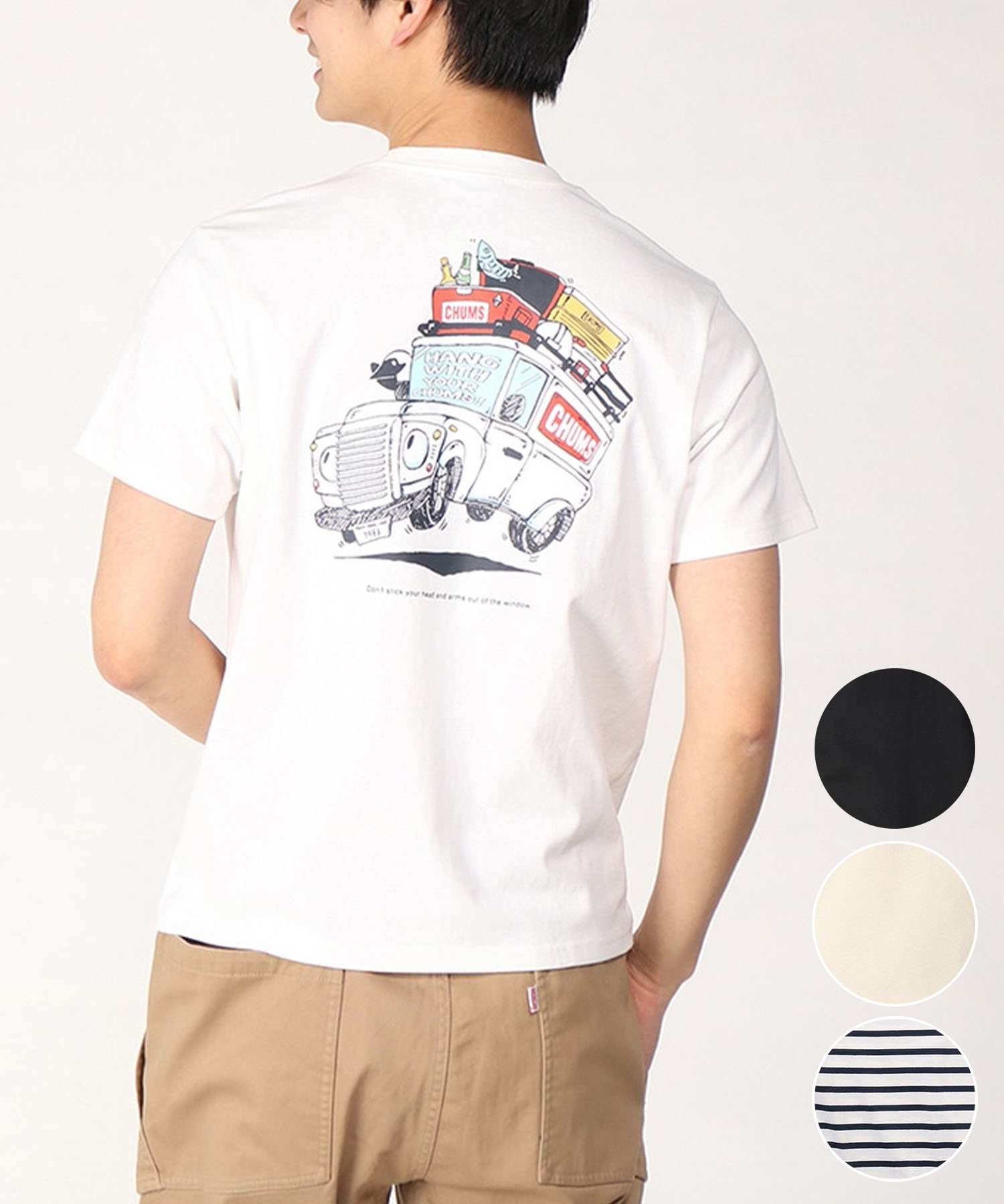 CHUMS チャムス Go Outdoor Pocket T-Shirt ゴーアウトドア ポケット メンズ 半袖 Tシャツ CH01-2348  ショートスリーブ｜ムラサキスポーツオンラインストア 通販