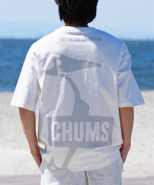 CHUMS チャムス メンズ 半袖 Tシャツ ブービーバード ビッグロゴ バックプリント オーバーサイズ CH01-2356