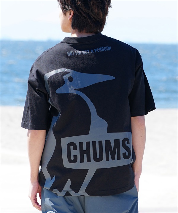 CHUMS チャムス メンズ 半袖 Tシャツ ブービーバード ビッグロゴ バックプリント オーバーサイズ CH01-2356