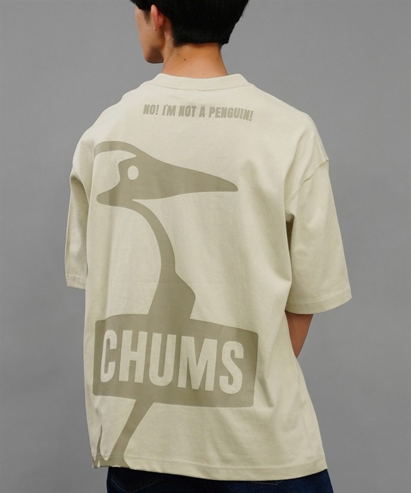 CHUMS チャムス メンズ 半袖 Tシャツ ブービーバード ビッグロゴ バックプリント オーバーサイズ CH01-2356