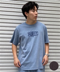 Hurley ハーレー メンズ 半袖 Tシャツ ピグメント染 ロゴ刺繍 シンプル セットアップ対応 MSS2411016(DBLE-M)