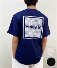 Hurley ハーレー 半袖 Tシャツ メンズ バックプリント ブランドロゴ MENS SQUARE MONOGRAM SHORT SLEEVE TEE MSS2411006