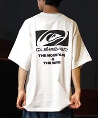 QUIKSILVER クイックシルバー 半袖 Tシャツ メンズ バックプリントTee オーバーサイズ QST242614M ムラサキスポーツ限定