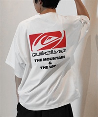 QUIKSILVER クイックシルバー 半袖 Tシャツ メンズ バックプリントTee オーバーサイズ QST242614M ムラサキスポーツ限定(WHT2-M)