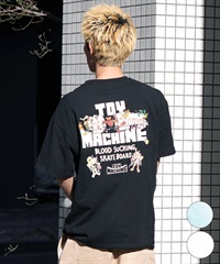 【ムラサキスポーツ限定】 TOY MACHINE トイマシーン メンズ 半袖 Tシャツ バックプリント MTMSEST1(WHITE-M)