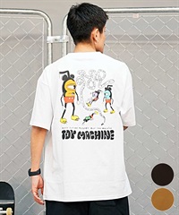 TOY MACHINE トイマシーン 半袖Tシャツ バックプリント MTMSEST7 ムラサキスポーツ限定(WHITE-M)