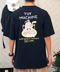 TOY MACHINE トイマシーン 半袖Tシャツ バックプリント MTMSEST9 ムラサキスポーツ限定(BLACK-M)