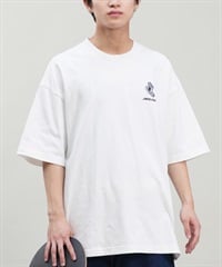 SANTACRUZ サンタクルーズ 半袖 Tシャツ メンズ ワンポイント ボックスシルエット 502242403 ムラサキスポーツ限定(WH/GY-M)