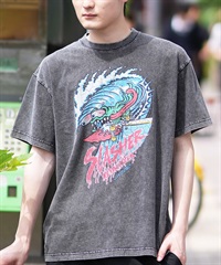 SANTACRUZ サンタクルーズ 半袖 Tシャツ メンズ フロントプリント ピグメント Pigment Bleach S S Tee 502242405 ムラサキスポーツ限定(SLSHR-M)