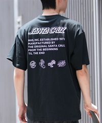 SANTACRUZ サンタクルーズ 半袖 Tシャツ メンズ バックプリント Historical S S Tee 502242406 ムラサキスポーツ限定(OFFBK-M)