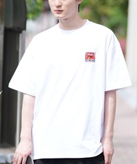 TOY MACHINE トイマシーン メンズ Tシャツ 半袖 ビッグシルエット バックプリント MTMSEST28 ムラサキスポーツ限定(WHITE-M)