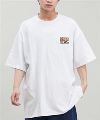 TOY MACHINE トイマシーン メンズ Tシャツ 半袖 ビッグシルエット バックプリント MTMSEST29 ムラサキスポーツ限定(WHITE-M)